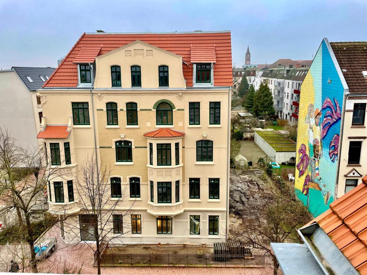 Woelkchen - Wohnung Mit Balkon, Holzdielen & Tv 不来梅港 外观 照片