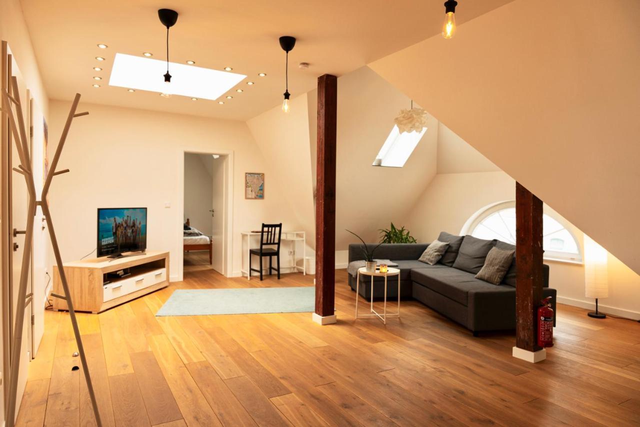 Woelkchen - Wohnung Mit Balkon, Holzdielen & Tv 不来梅港 外观 照片