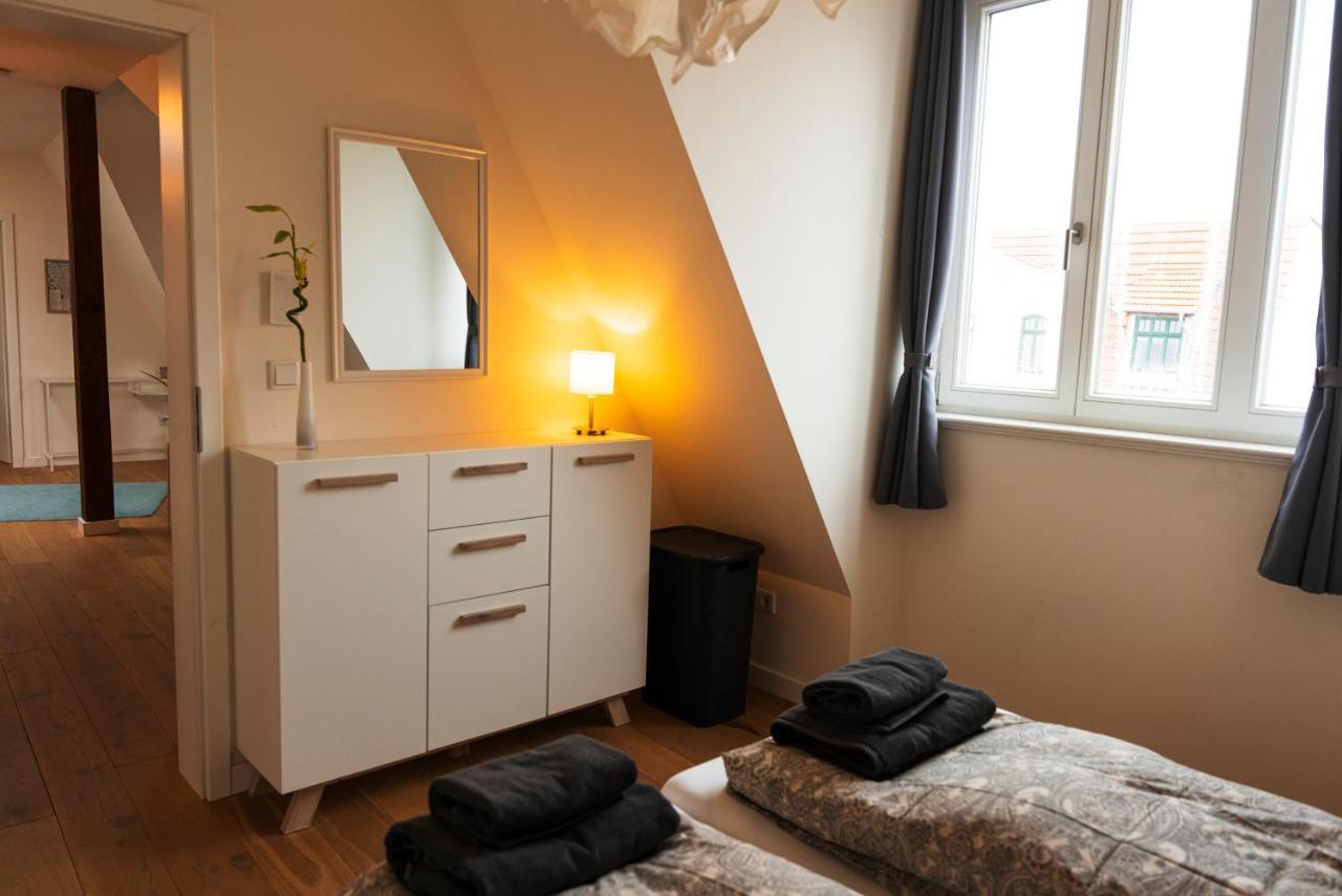 Woelkchen - Wohnung Mit Balkon, Holzdielen & Tv 不来梅港 外观 照片