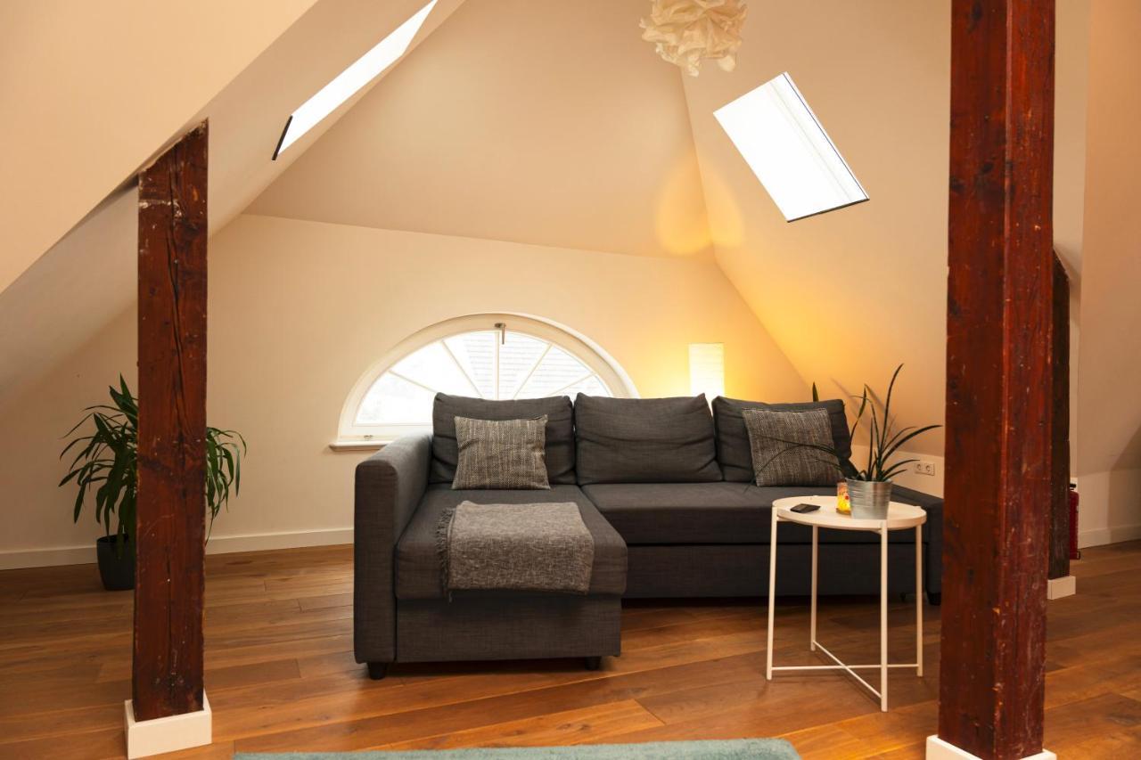 Woelkchen - Wohnung Mit Balkon, Holzdielen & Tv 不来梅港 外观 照片